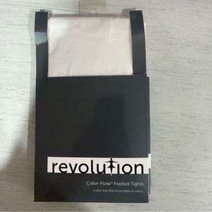Revolution Color-Flow Footed Tights in White